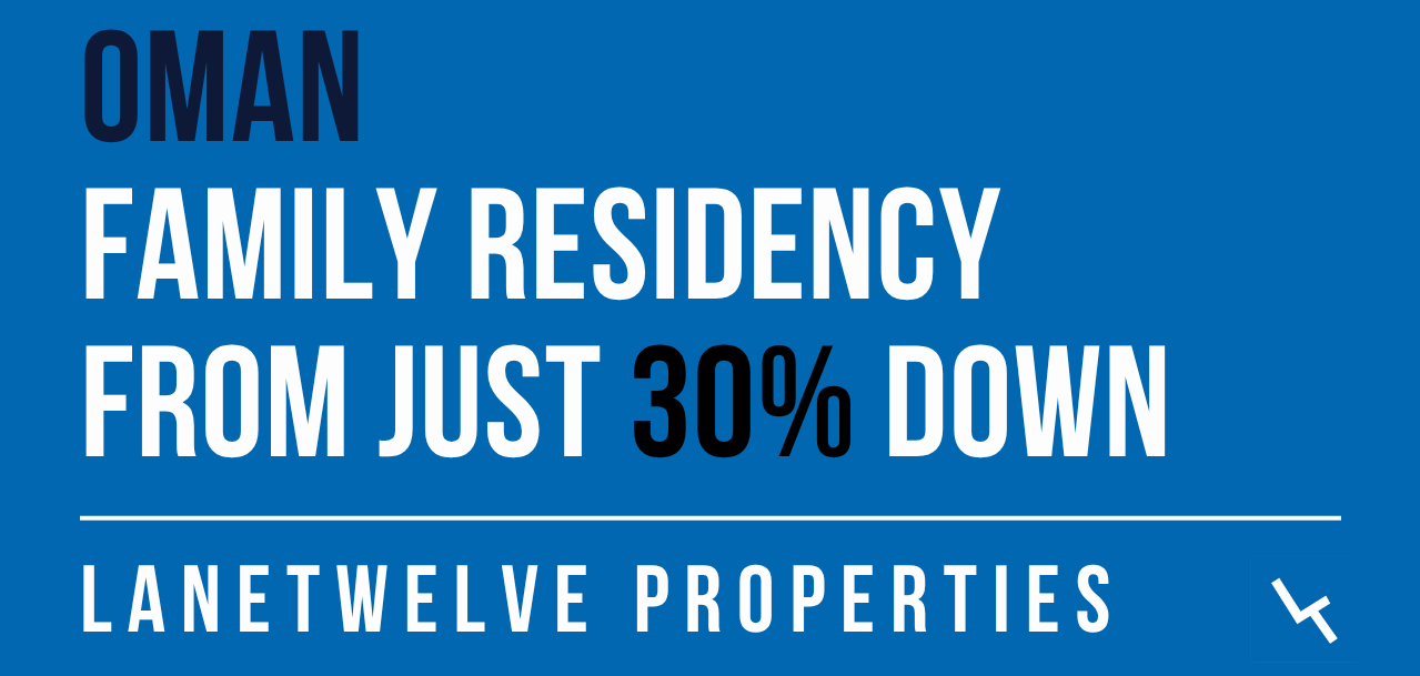 Oman Residency from Just 30% Down